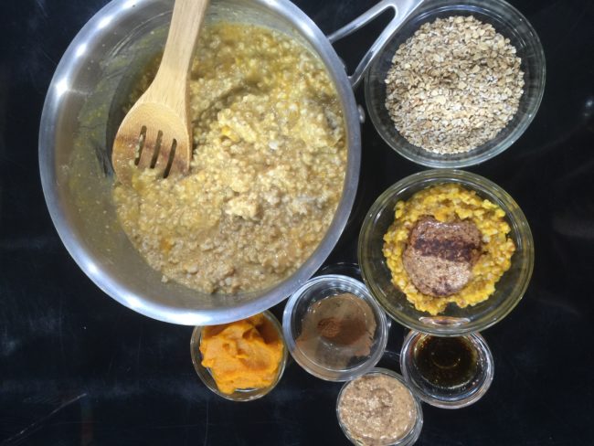 pumpkin steel cut oats recipe