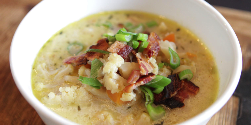 creamy cauliflower chowder recipe